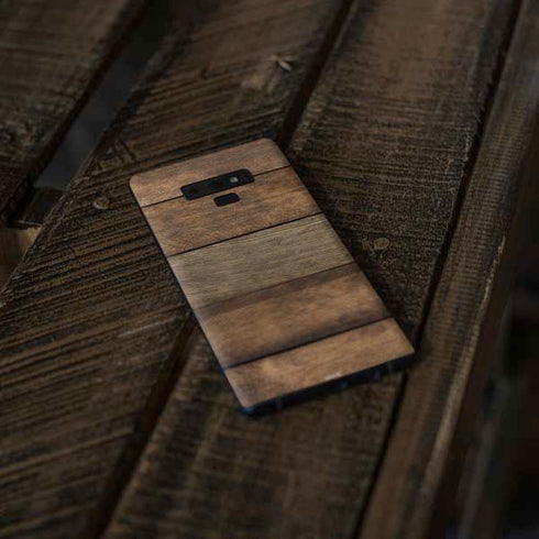 Early American Wood Planks Galaxy Note 9 Skin