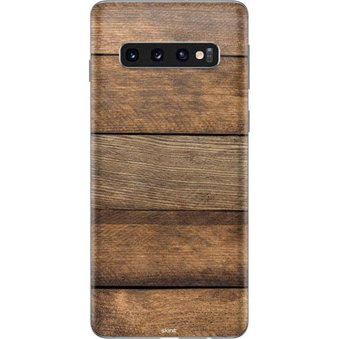 Early American Wood Planks Galaxy S10 Skin