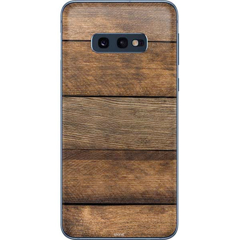 Early American Wood Planks Galaxy S10e Skin