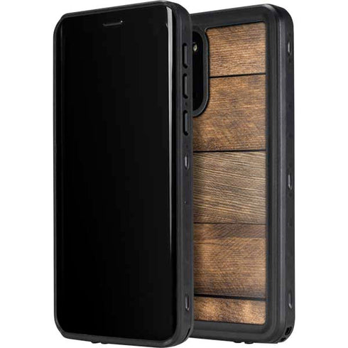 Early American Wood Planks Galaxy S20 Plus Waterproof Case