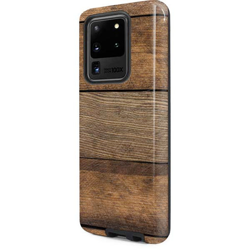 Early American Wood Planks Galaxy S20 Ultra 5G Pro Case