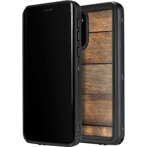 Early American Wood Planks Galaxy S20 Waterproof Case