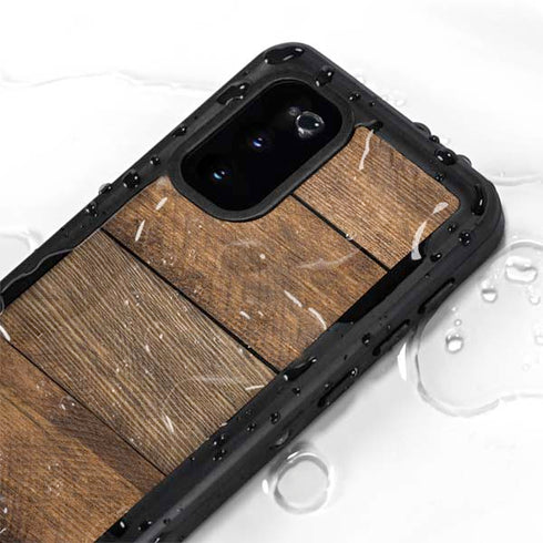 Early American Wood Planks Galaxy S20 Waterproof Case