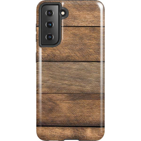 Early American Wood Planks Galaxy S21 5G Pro Case