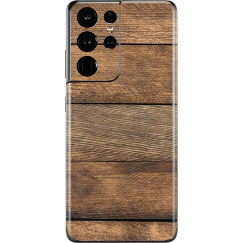 Early American Wood Planks Galaxy S21 Ultra 5G Skin