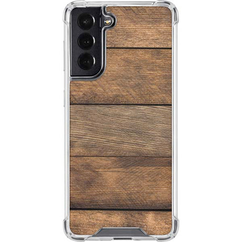 Early American Wood Planks Galaxy S22 Clear Case