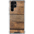 Early American Wood Planks Galaxy S22 Ultra Clear Case