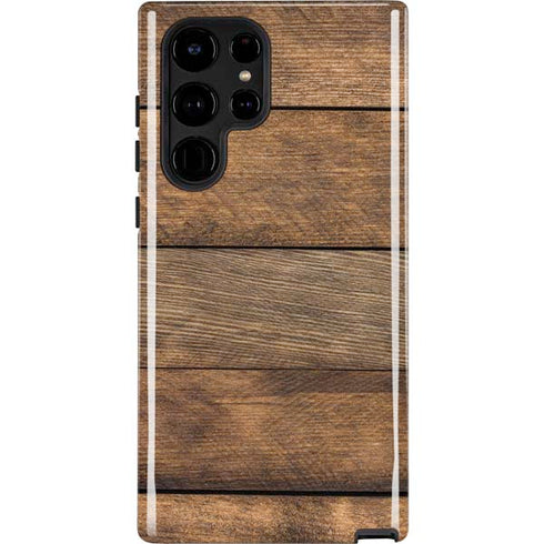 Early American Wood Planks Galaxy S22 Ultra Pro Case