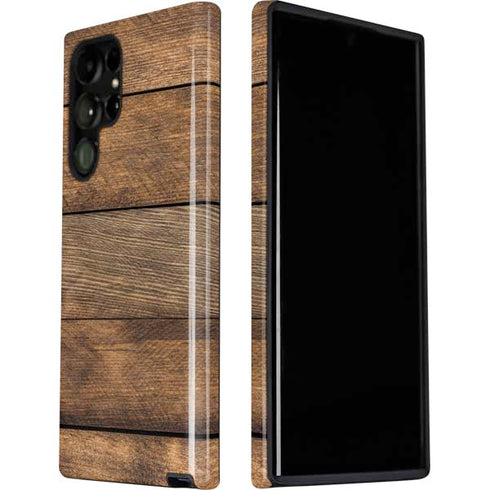 Early American Wood Planks Galaxy S22 Ultra Pro Case