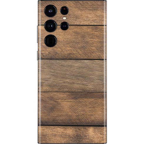 Early American Wood Planks Galaxy S22 Ultra Skin