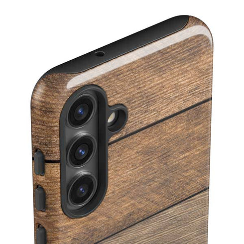 Early American Wood Planks Galaxy S24 Plus Impact Case