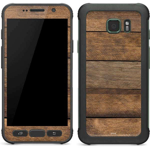 Early American Wood Planks Galaxy S7 Active Skin