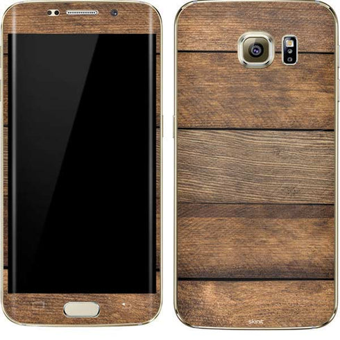 Early American Wood Planks Galaxy S7 Edge Skin
