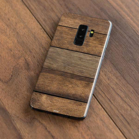 Early American Wood Planks Galaxy S9 Plus Skin