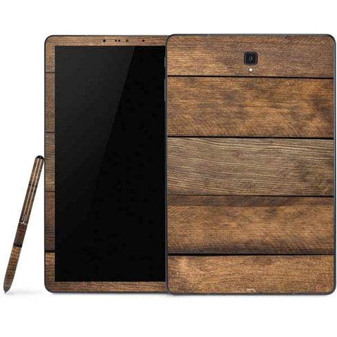 Early American Wood Planks Samsung Galaxy Tab Skin