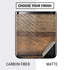 Early American Wood Planks Galaxy Z Flip Skin