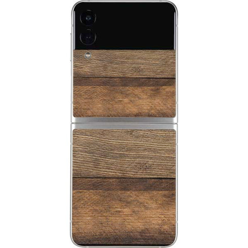 Early American Wood Planks Galaxy Z Flip3 5G Skin