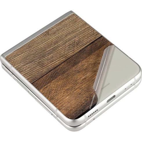 Early American Wood Planks Galaxy Z Flip3 5G Skin