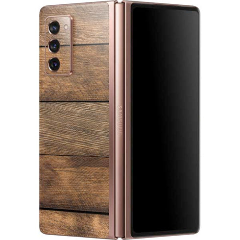 Early American Wood Planks Galaxy Z Fold2 5G Skin