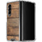 Early American Wood Planks Galaxy Z Fold4 5G Clear Case