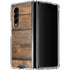 Early American Wood Planks Galaxy Z Fold4 5G Clear Case