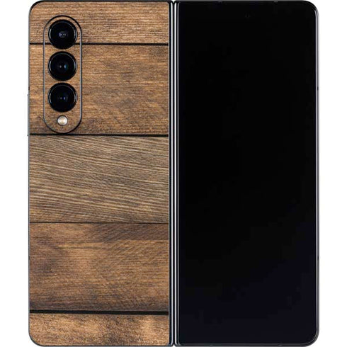 Early American Wood Planks Galaxy Z Fold4 5G Skin