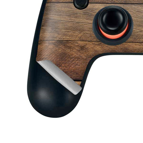 Early American Wood Planks Google Stadia Controller Skin