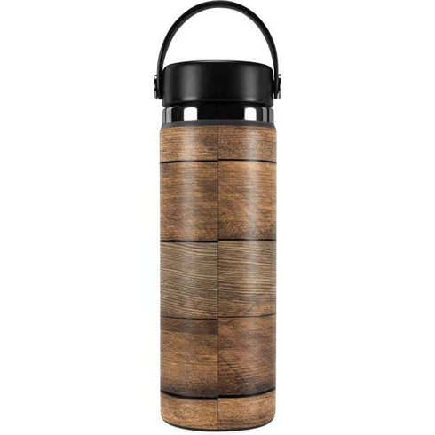 Early American Wood Planks Hydro Flask 20oz Wide Mouth Skin