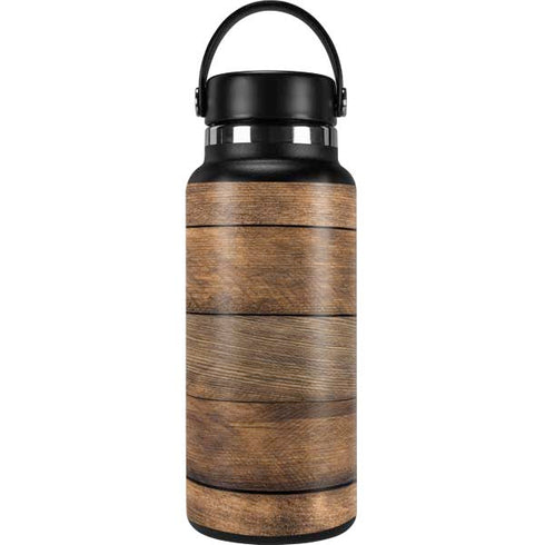 Early American Wood Planks Hydro Flask 32oz Wide Mouth Skin
