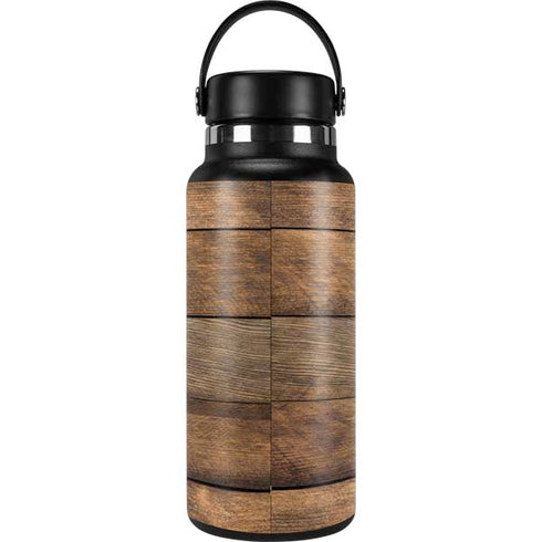 Early American Wood Planks Hydro Flask 32oz Wide Mouth Skin