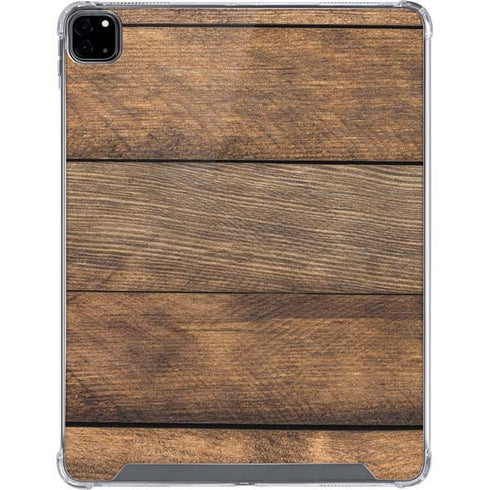 Early American Wood Planks iPad Pro 12.9in (2020) Clear Case