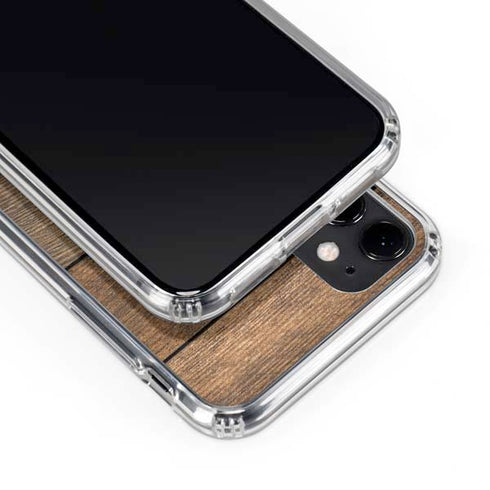 Early American Wood Planks iPhone 11 Clear Case