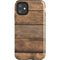 Early American Wood Planks iPhone 11 Impact Case