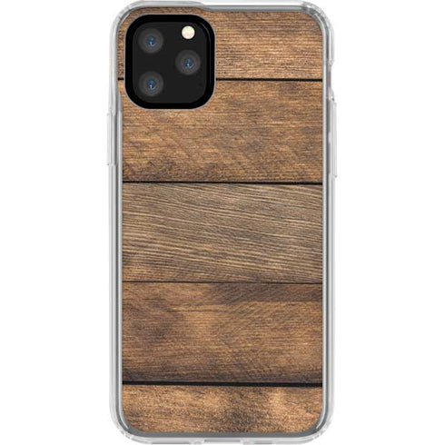 Early American Wood Planks iPhone 11 Pro Clear Case