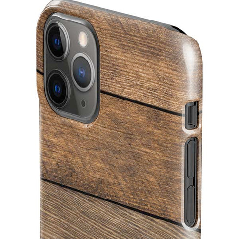 Early American Wood Planks iPhone 11 Pro Lite Case