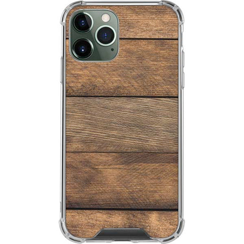 Early American Wood Planks iPhone 11 Pro Max Clear Case
