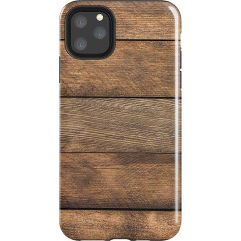 Early American Wood Planks iPhone 11 Pro Max Impact Case