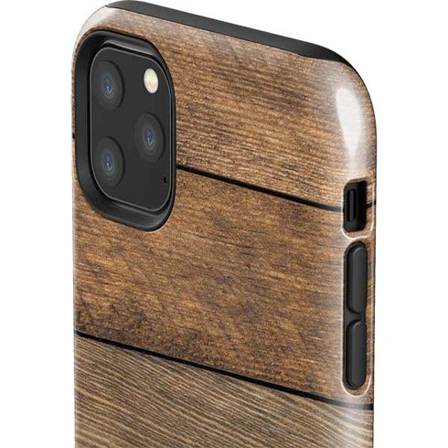 Early American Wood Planks iPhone 11 Pro Max Impact Case