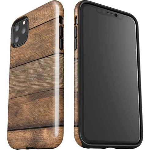 Early American Wood Planks iPhone 11 Pro Max Impact Case