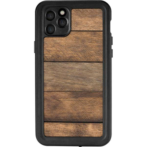 Early American Wood Planks iPhone 11 Pro Max Waterproof Case