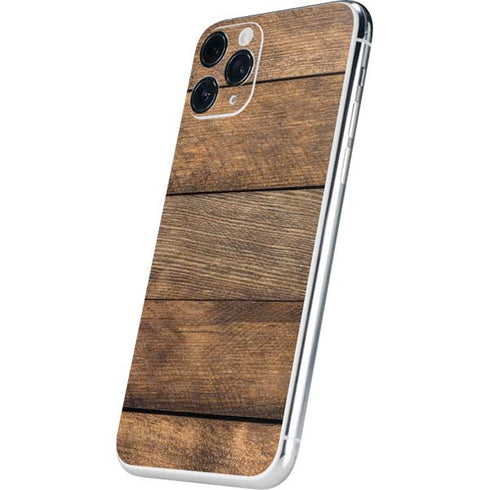 Early American Wood Planks iPhone 11 Pro Skin
