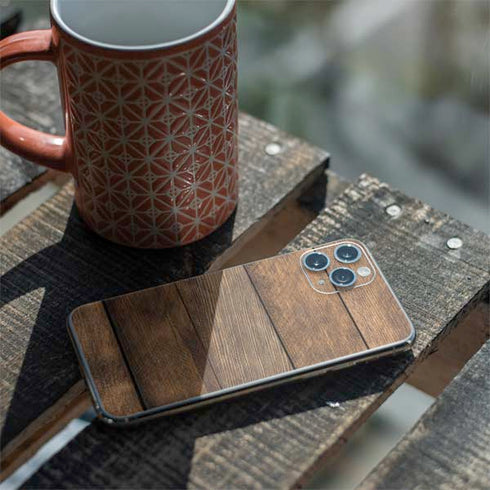 Early American Wood Planks iPhone 11 Pro Skin