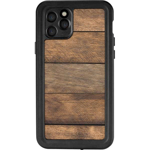 Early American Wood Planks iPhone 11 Pro Waterproof Case