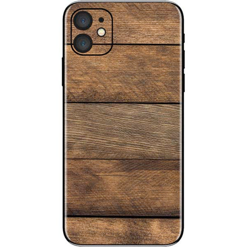 Early American Wood Planks iPhone 11 Skin