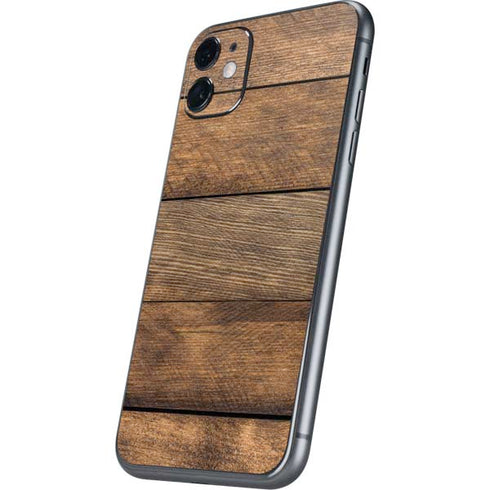 Early American Wood Planks iPhone 11 Skin