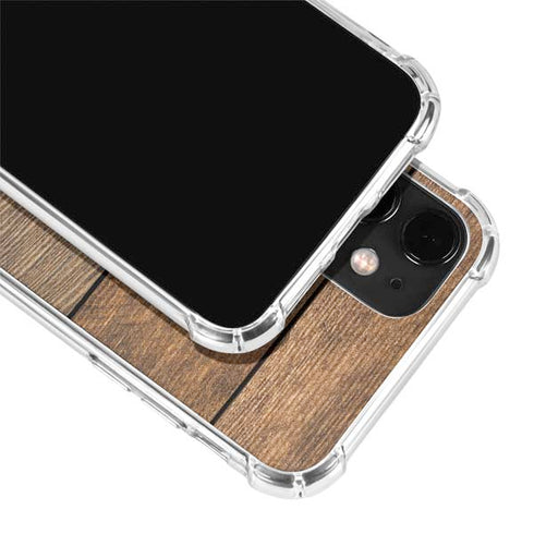 Early American Wood Planks iPhone 12 Clear Case