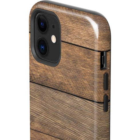 Early American Wood Planks iPhone 12 Impact Case