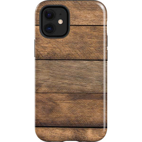Early American Wood Planks iPhone 12 Mini Impact Case