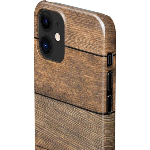 Early American Wood Planks iPhone 12 Mini Lite Case