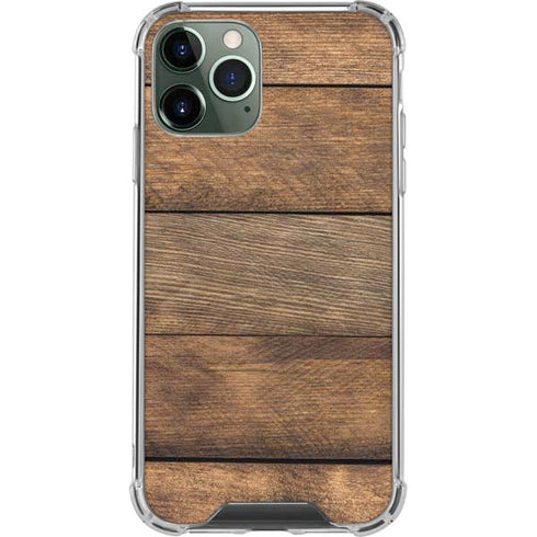 Early American Wood Planks iPhone 12 Pro Clear Case